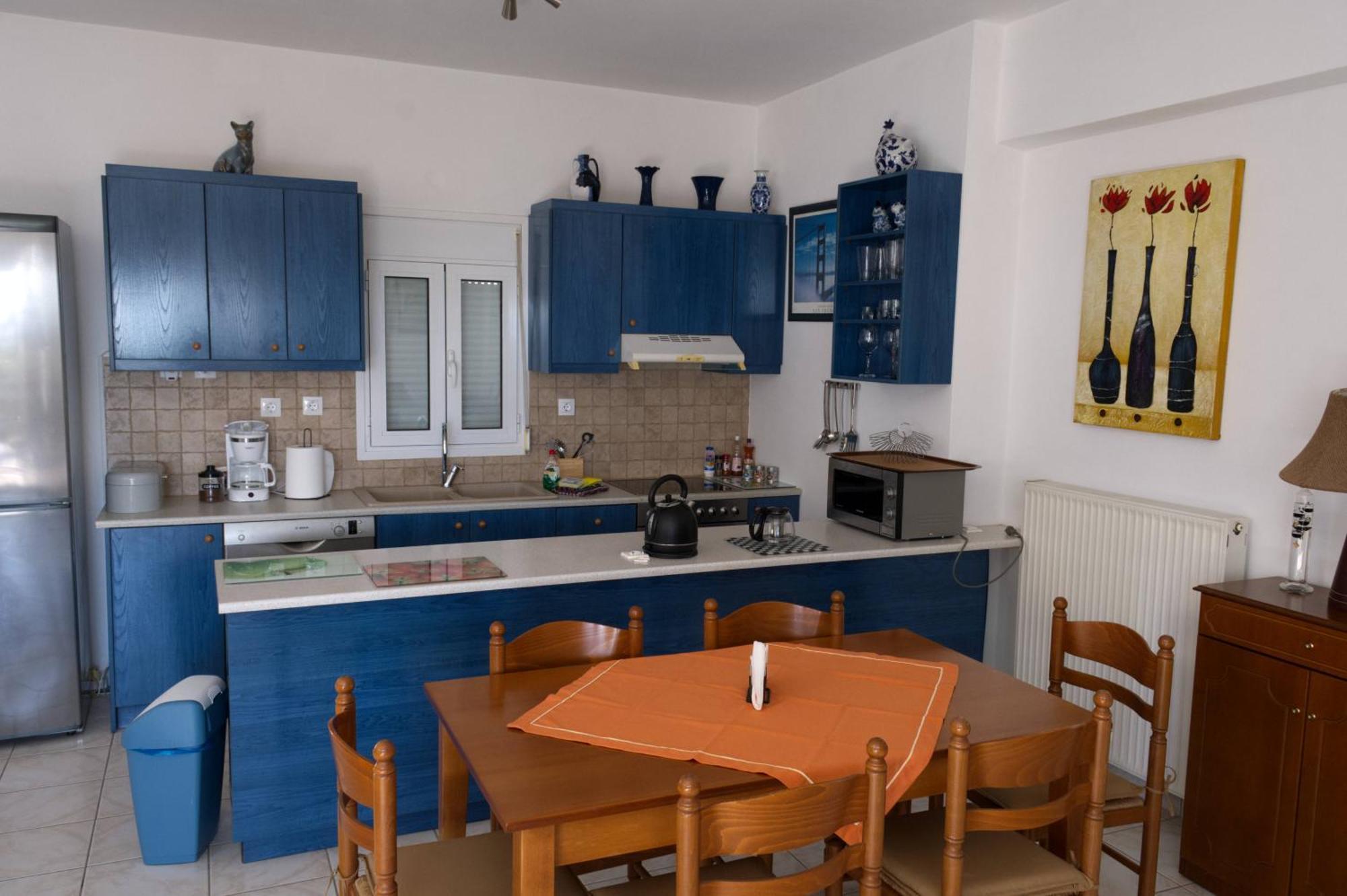 Gemuetliche Villa Mailin Priv. Pool Schoene Aussicht Skouloufia Luaran gambar